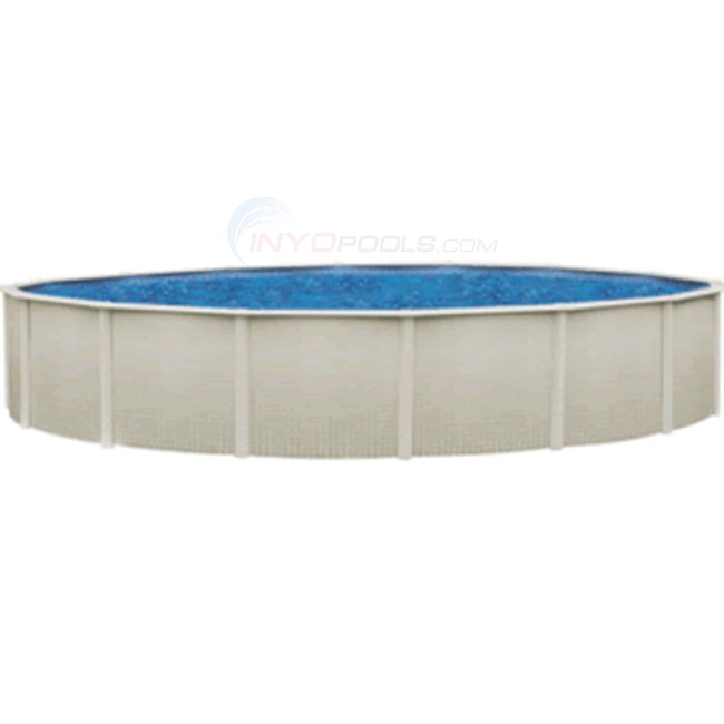 Wilbar 15' x x 30' x 52" Oval Above Ground Pool by Reprieve, Liner, Pump, Filter & Skimmer Included - PREPBT153052SSPSSNP
