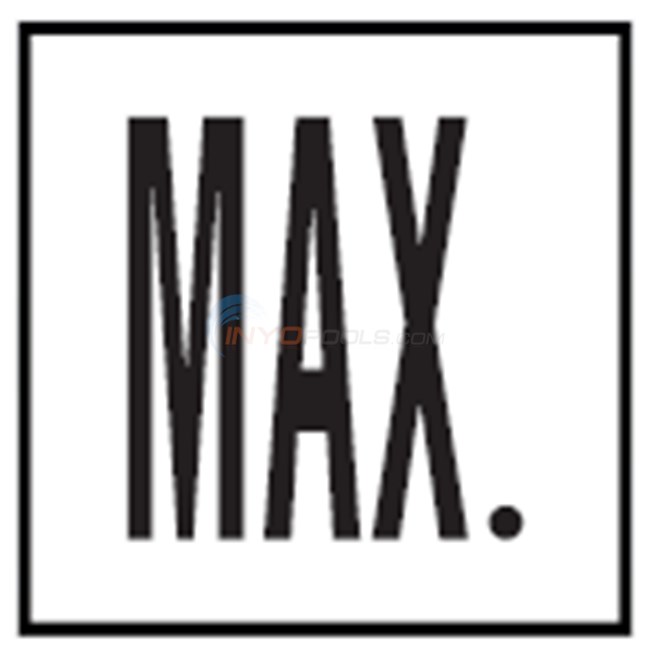 Inlays Depth Marker 6" Skid-Resistant Tile Max. (4" Letters)-1 Tile - C621727