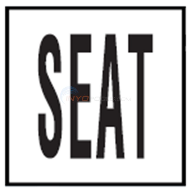 Inlays Depth Marker 6" Skid-Resistant Tile Seat (4" Letters)-1 Tile - C621749