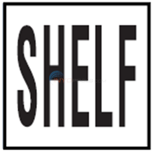 Inlays Depth Marker 6" Skid-Resistant Tile Shelf (4" Letters)-1 Tile - C621751