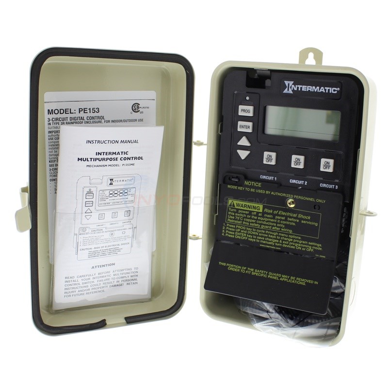 Digital Intermatic Time Clock Metal Enclosure PE153