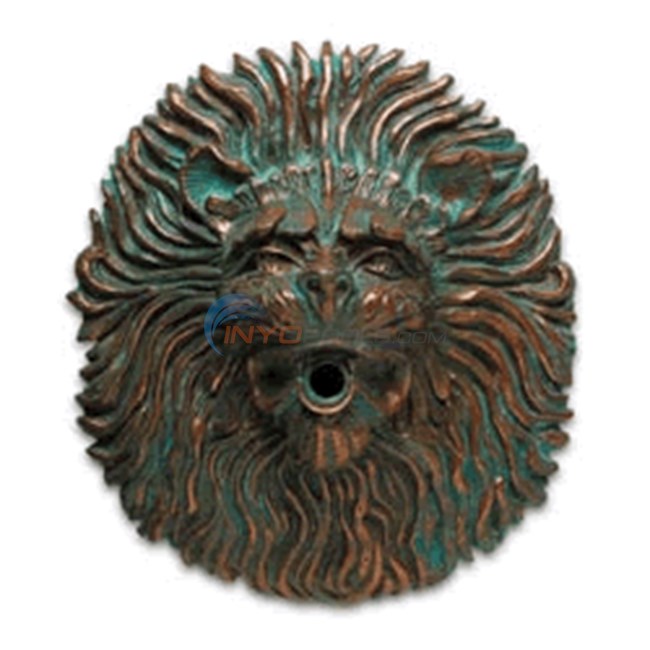 Pentair Baroque Lion Head Sconce, 10 1/2" x 12", Brass - 20604