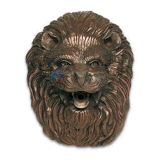Pentair Baroque Lion Head Sconce XL, 13 1/2" x 18", Gray Stone - 20701
