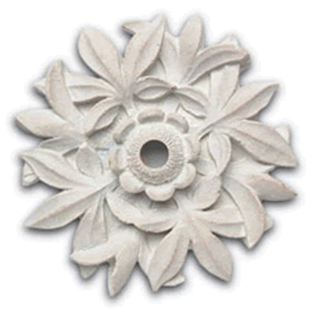 Pentair Circle of Leaves Rosette Sconce, 7" x 7", Silver Nickel - 21506