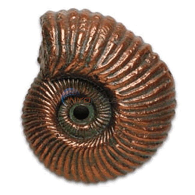 Pentair Fossil Nautilus, 8 1/2"x 7", Brass - 24204