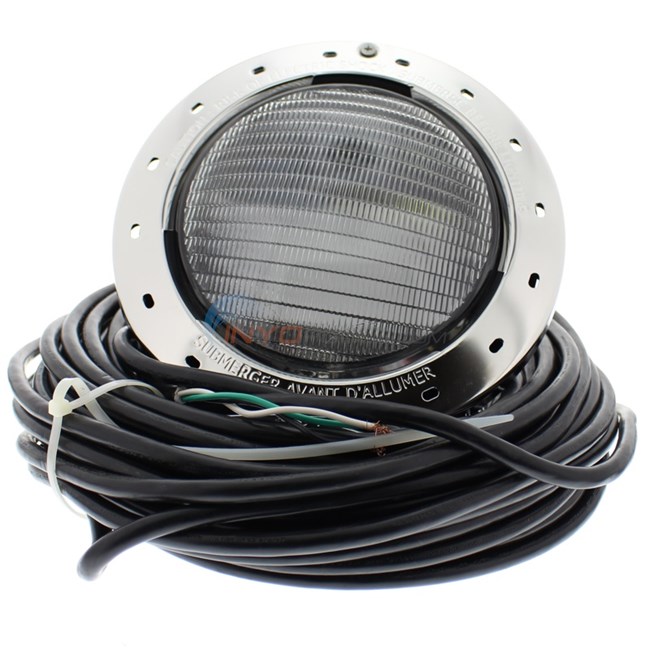 Jandy WaterColors LED Pool Light 12 Volt 100 ft cord Stainless Steel - CPLVLEDS100