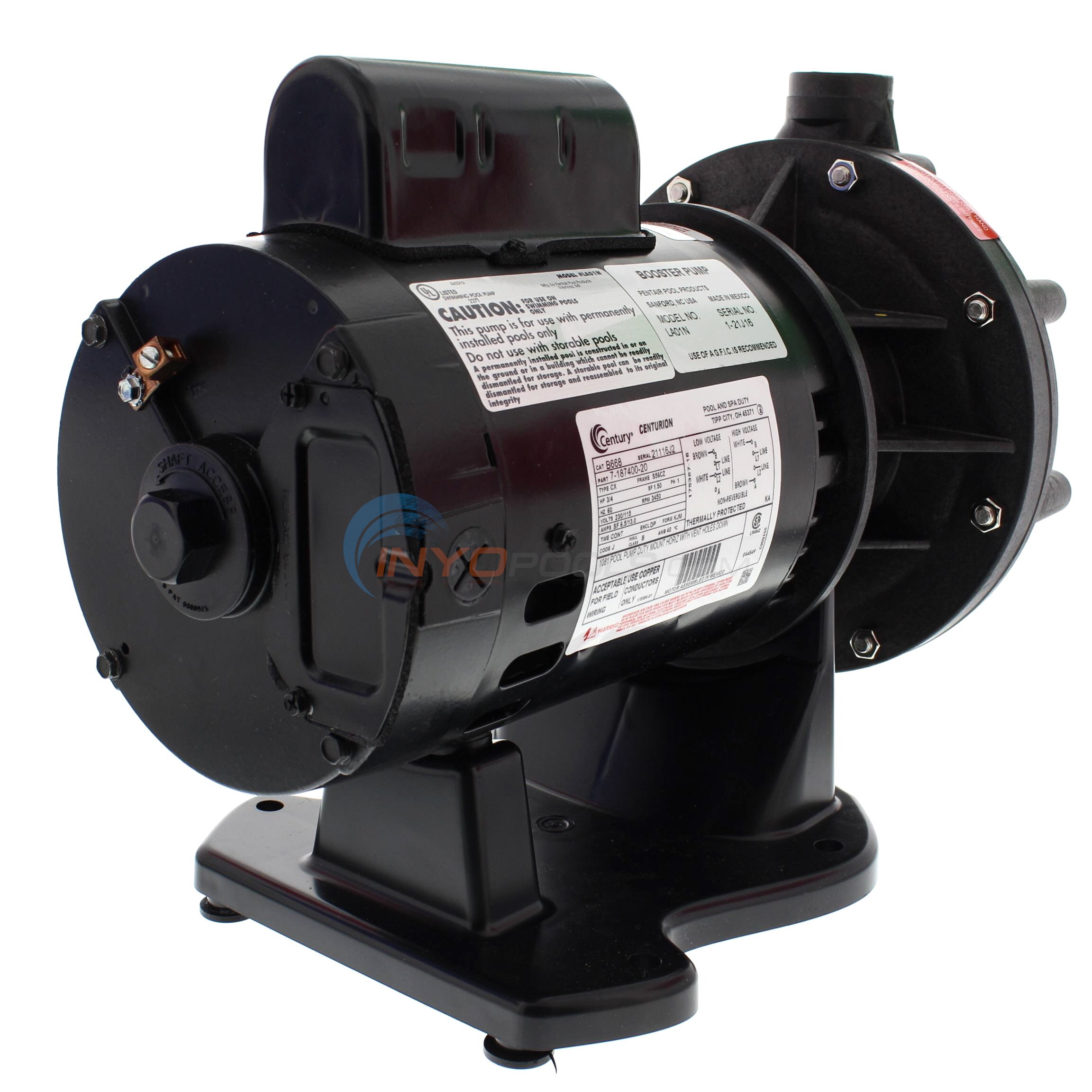 Pentair Letro Universal 3/4 HP Booster Pump LA01N