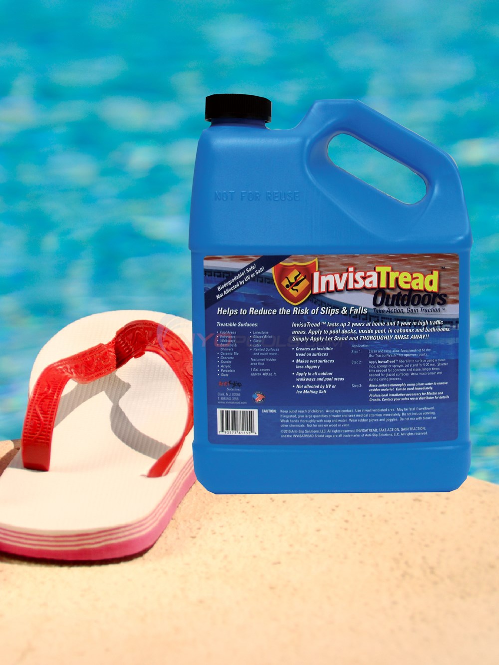 Blue Wave InvisaTread Anti-Slip Solution 1-gal - NA658 - INYOPools.com