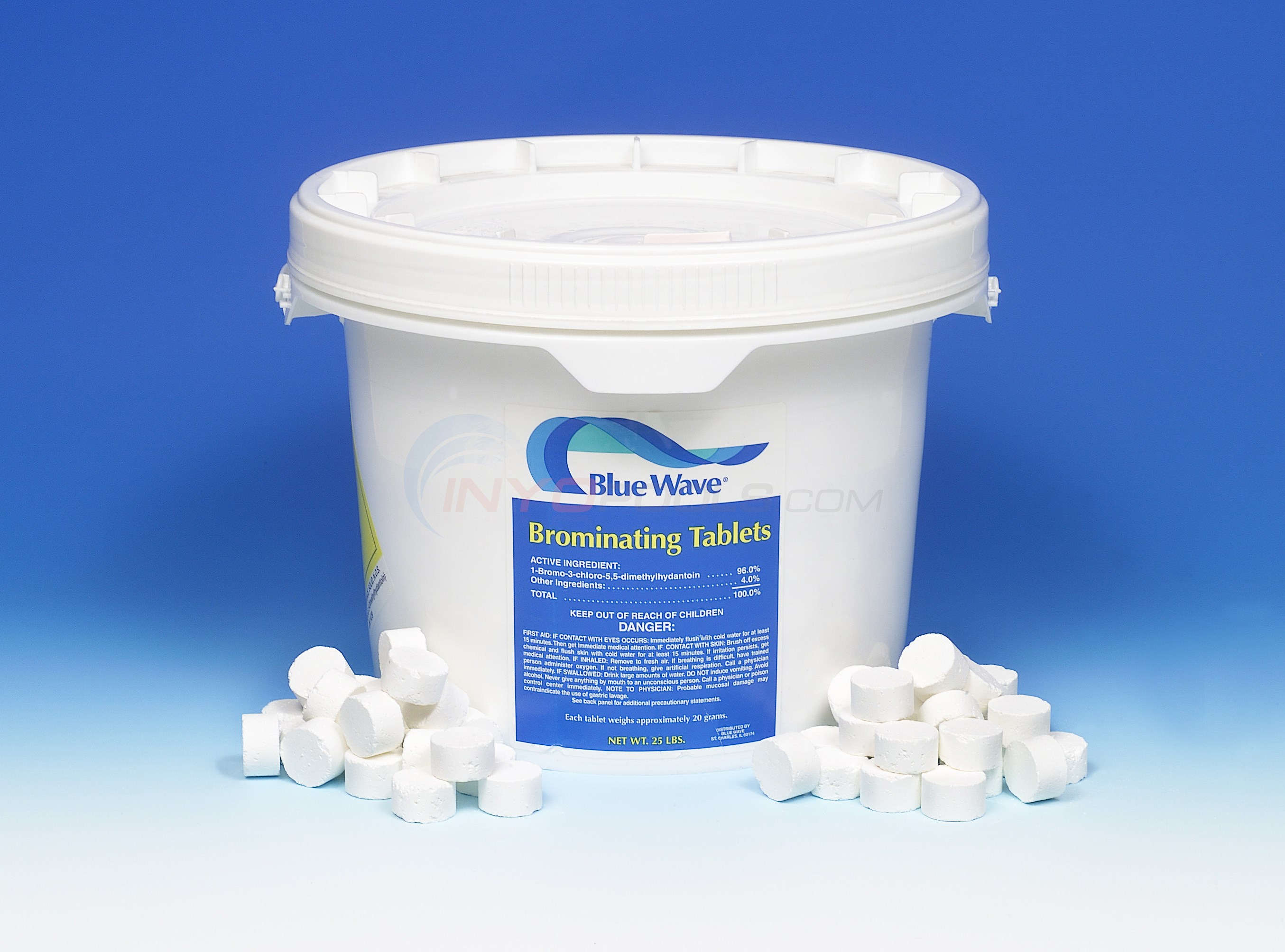 Blue Wave 1 inch Bromine Tablets 25 lbs NC200