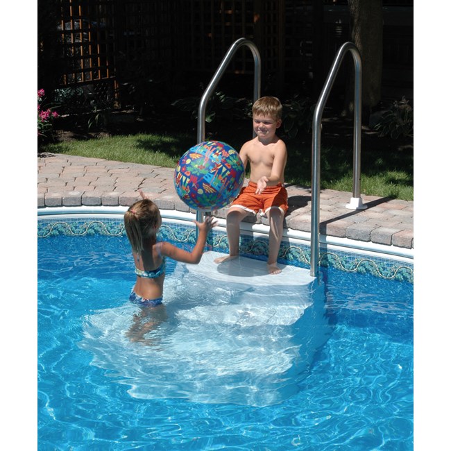 Diy Inground Pool >> Lumi-o Inground Pool Step w/ S.S. rails (5445) - NE102 ... Diy Inground Pool >> Lumi-o Inground Pool Step w/ S.S. rails (5445) - NE102 ...