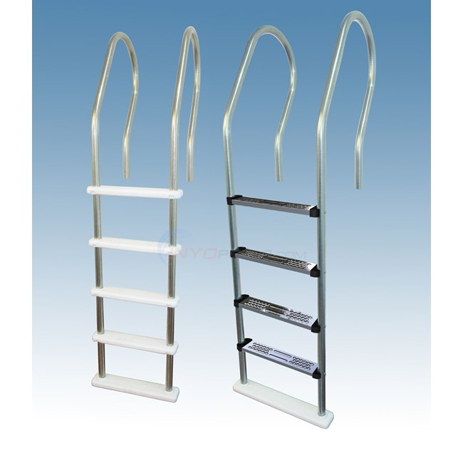 Blue Wave Stainless Steel Tread Reverse Bend In-Pool Ladder - NE1149