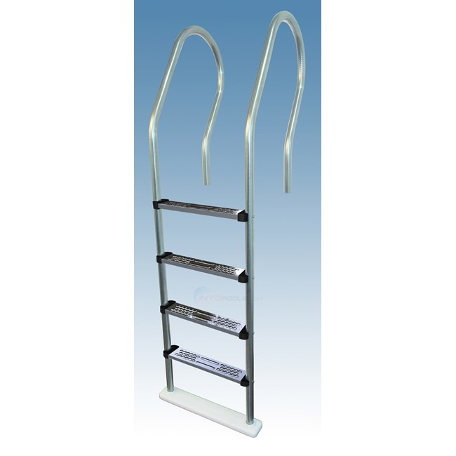 Blue Wave Stainless Steel Tread Reverse Bend In-Pool Ladder - NE1149