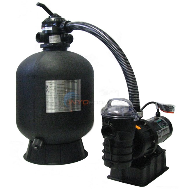 Sta-rite 24" Sand Filter System With 2 Hp, 2 Speed Pump - NE6144