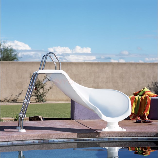 Interfab Zoomerang Pool Slide Right-Discontinued No Longer Available to Order! - ZMCR