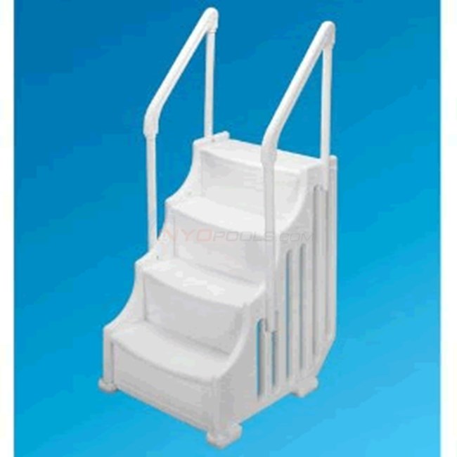 Ocean Blue 38" Wide Mighty Step - White - 400650