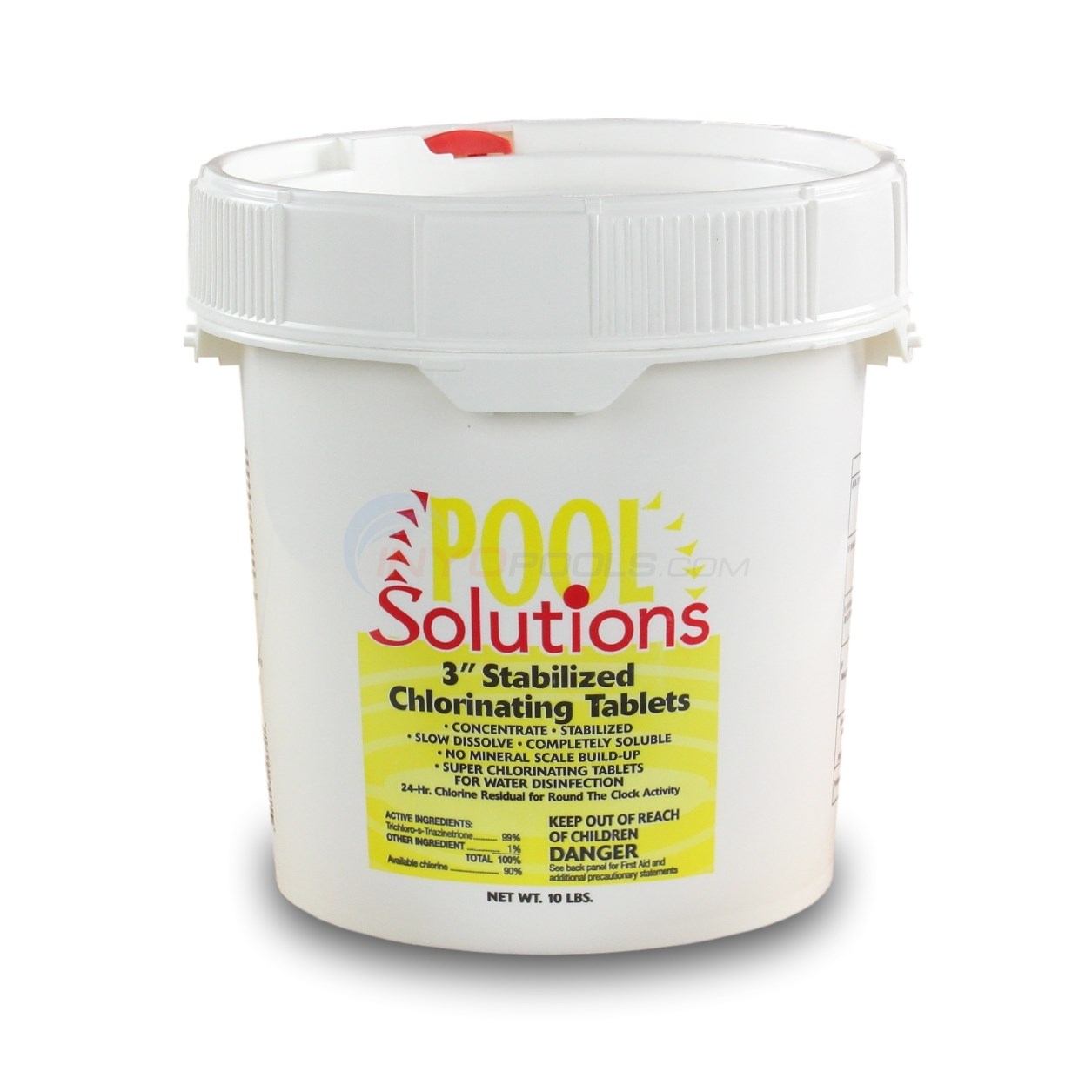 3 inch Chlorine Tablets 10 lb. Bucket P27010DE