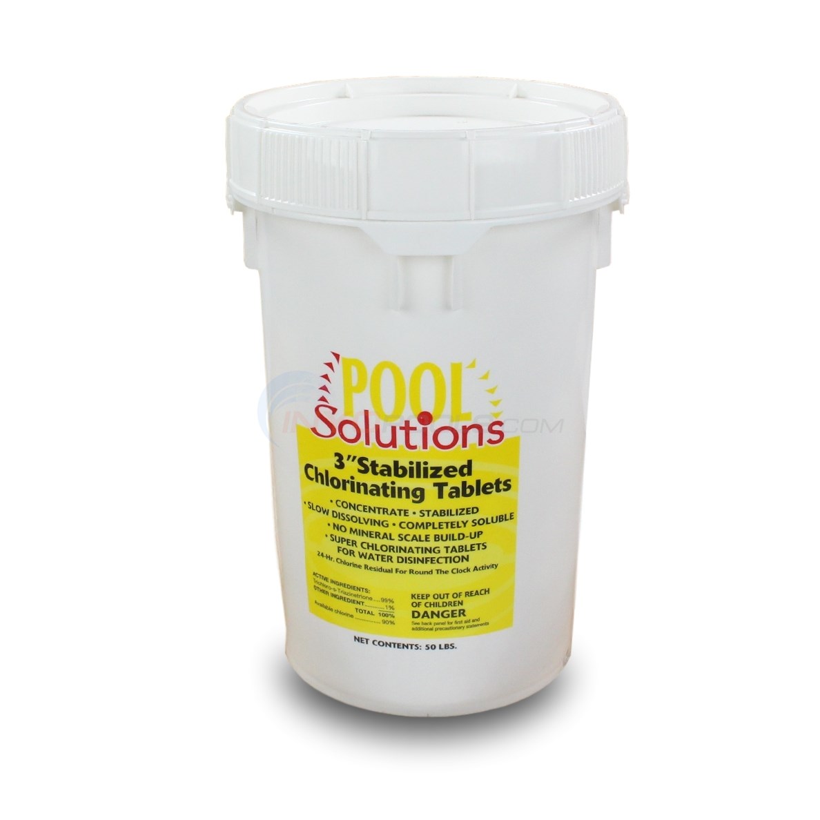 3 inch Chlorine Tablets 50 lb. Bucket P27050DE