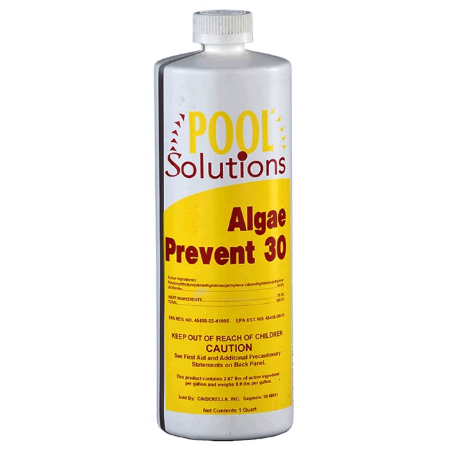 Algaecide Prevent 30 (Polyquat.) 1 Qt - P81002DE
