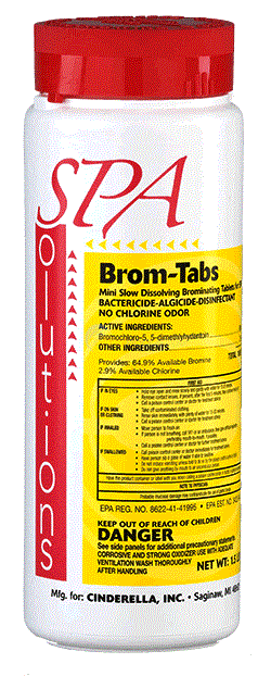 Spa Bromine Tablets 1.5 Lb Jar P93002DE