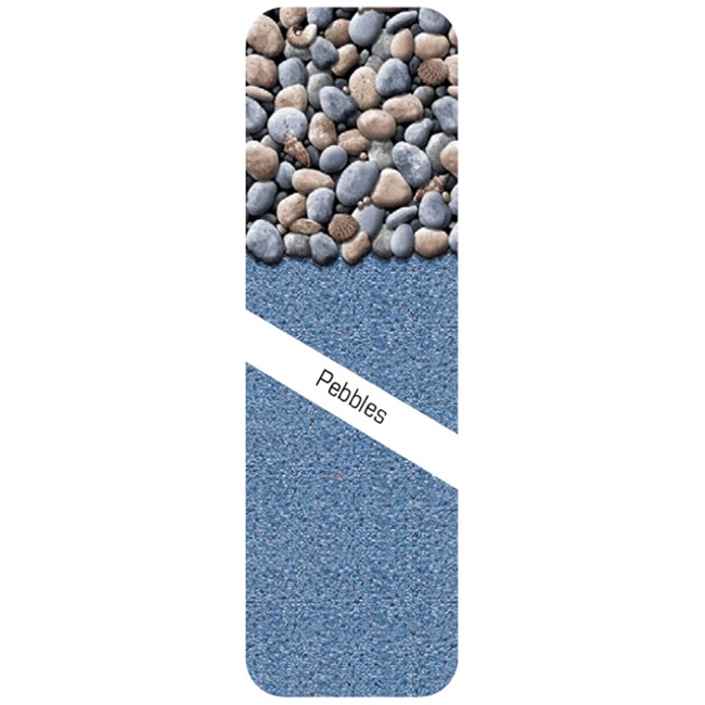 24 Round Pebbles T/p Overlap - Clearance - 2400RPEPEOLP