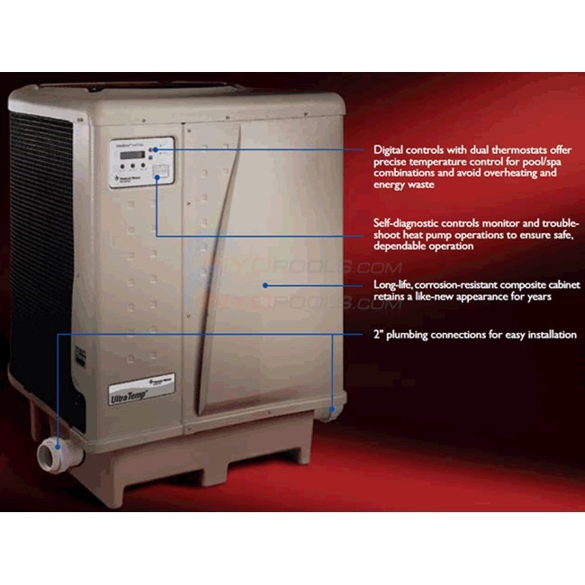 Pentair UltraTemp 120 Heat Pump 127,000 BTU Almond 460933