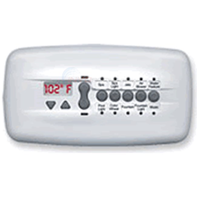 Pentair iS10 10-Function Spa-side Remote, White, 150' - 520149