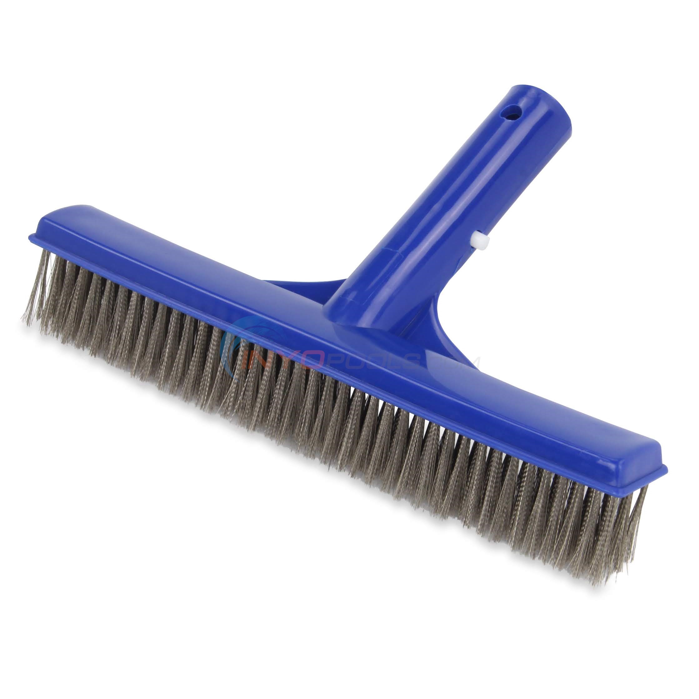 Pureline 10" Pool Algae Brush with Plastic Handle - PL0069