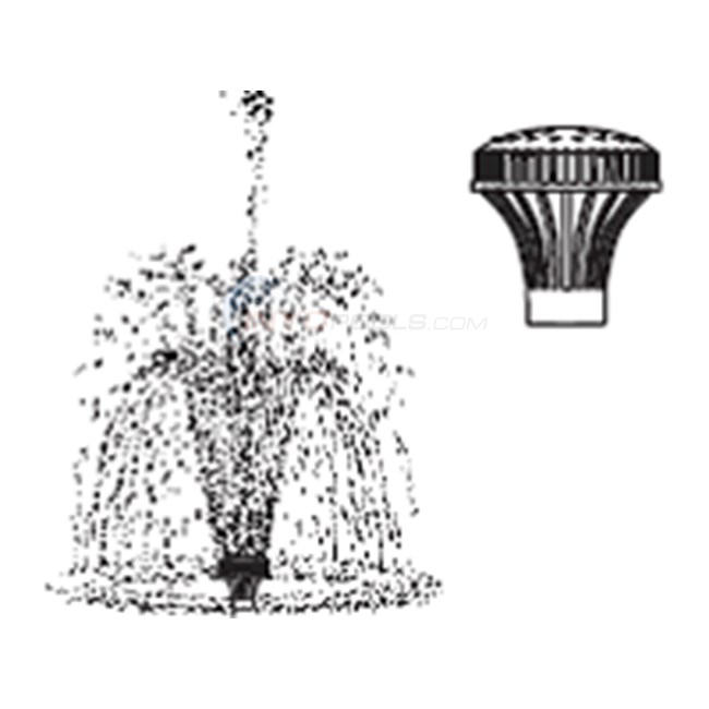 Polaris Fountain Nozzle-Blossom 1/2" MPT - OA88106