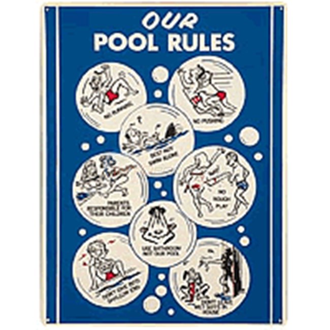 Poolmaster Adult Animation Sign - POM41336