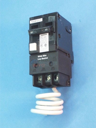 GFCI,Circuit Breaker, 60 Amp - QF260 - INYOPools.com