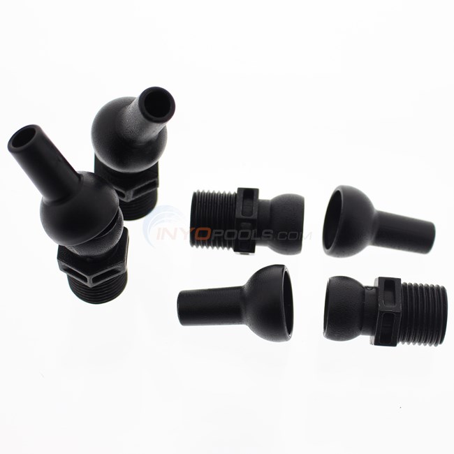 Pentair Magicstream Deck Jet II Nozzle Kit with Base And Swivel, Set Of 4) - 590041