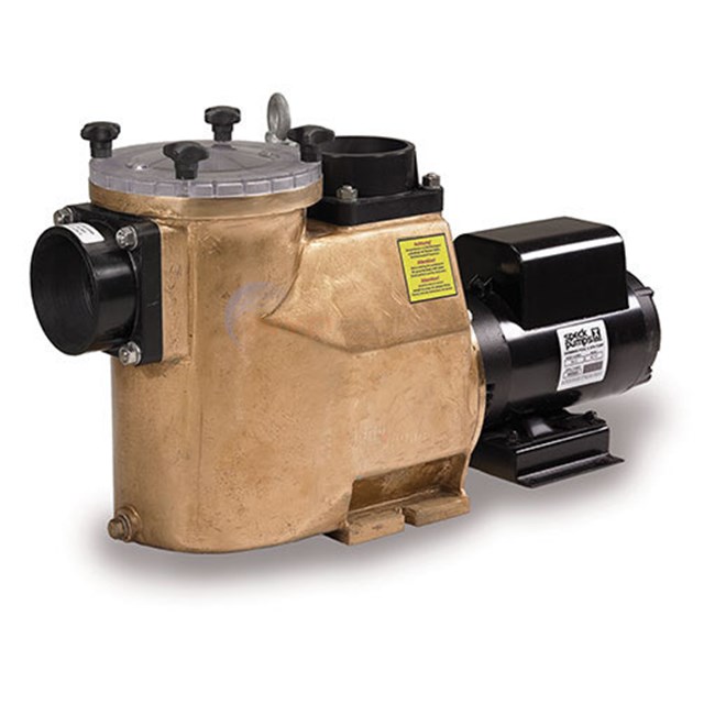 Speck 93 4 HP 3 Phase Single Speed Bronze Commerical Pool Pump (S.F. 1.00) (93-VII) - 2093316027