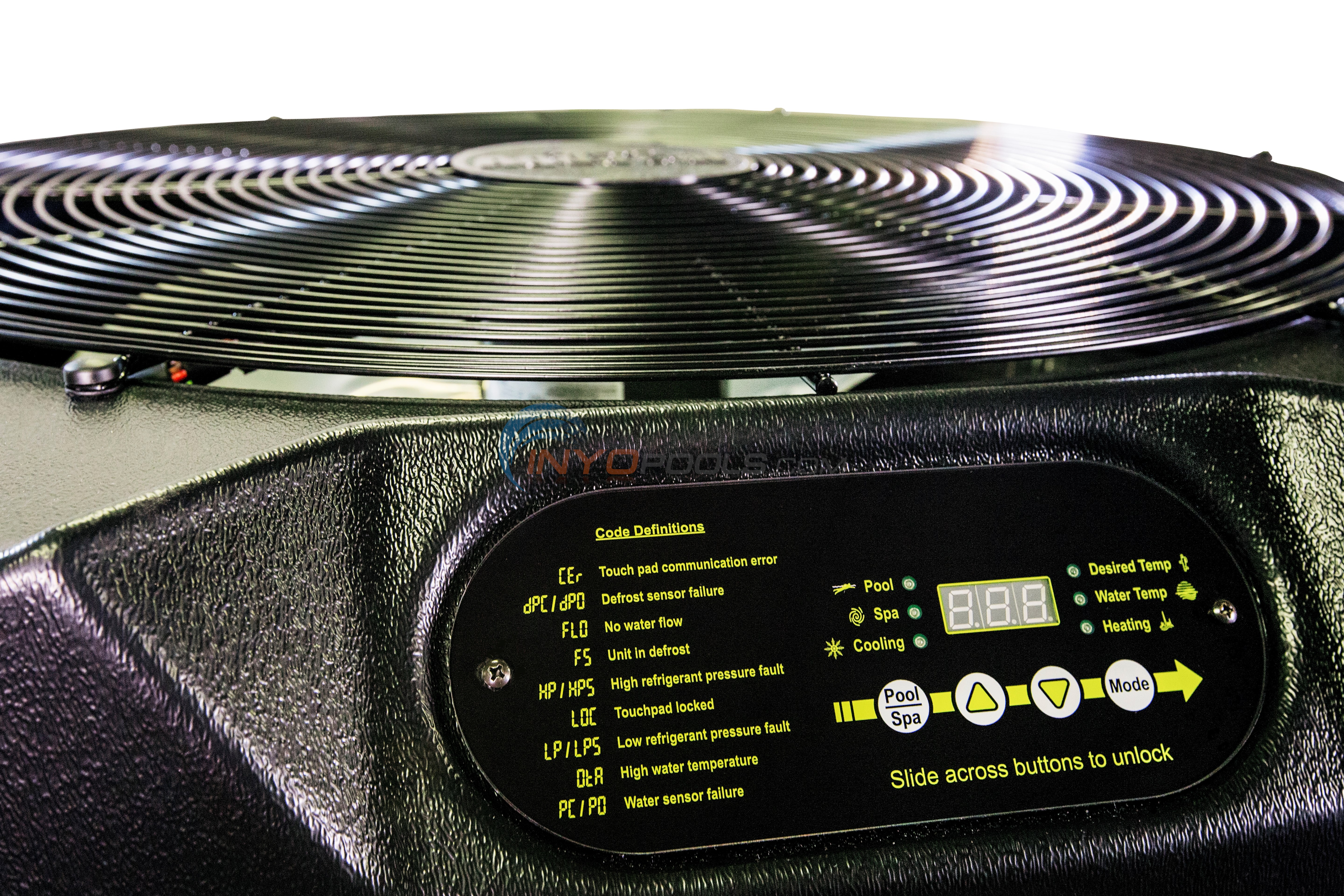 Aquacal Heat Pump Control Panel