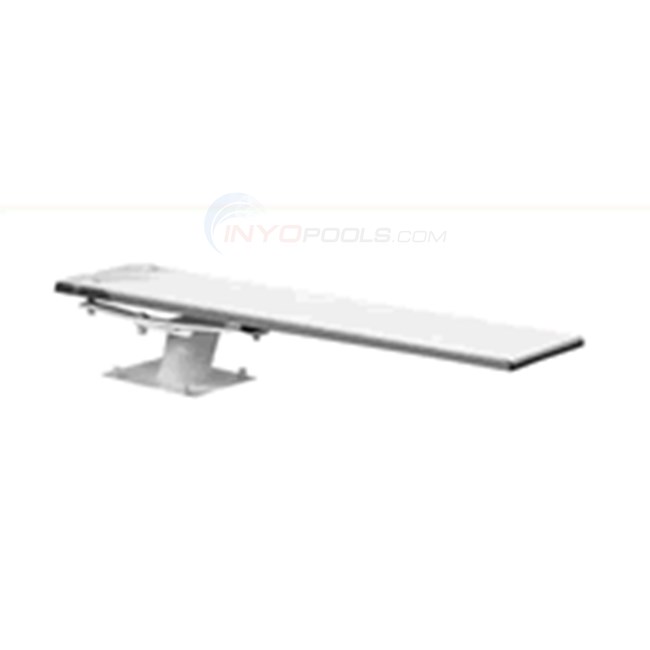 S.R. Smith 8' Frontier III Brd. (Silver Gray - MT) w/ White 608 Cantilever Stand - 6820959821T
