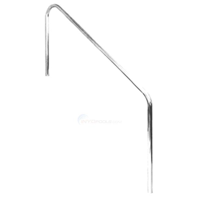 S.R. Smith 2 Bend 5' Handrail Stainless Steel w/ 1' Ext. - 2HR50491
