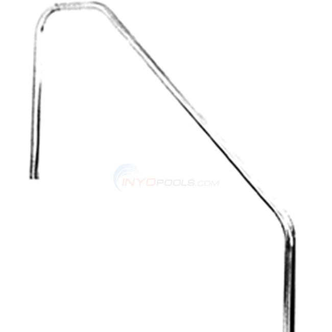 S.R. Smith 3 Bend 5' Handrail (.049) w/ 1' Ext. Stainless Steel - 3HR50491