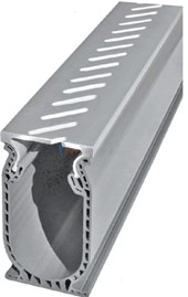 Treadmaster Deck Drain 2 - 5' Sections Aluminum Clear (10 Feet)