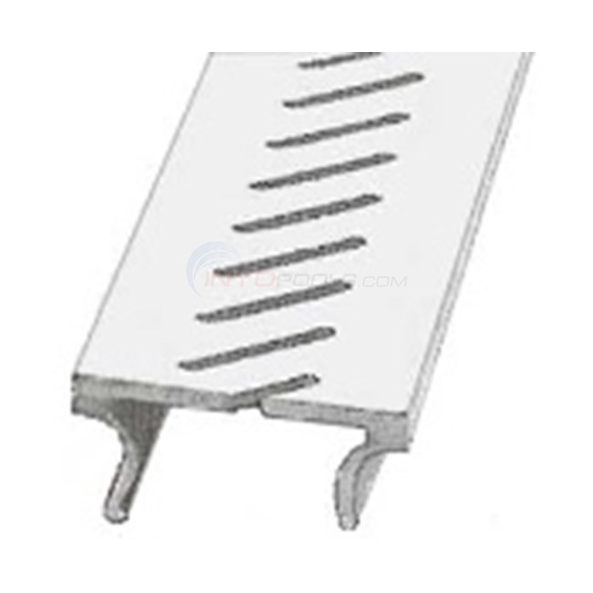 Stegmier Treadmaster Deck Drain Top Cap Only Aluminum Bronze 2 - 5' Sections (10 Feet) - ALD-BZ-NB-5