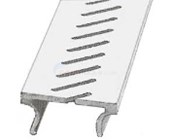 Treadmaster Deck Drain Top Cap Only Aluminum Almond 2 - 5' Sections (10 Feet)