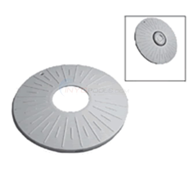 Next Step Products Adapter Plate for Savi Light for use w/ Fiberglass Pool Spa Niches -WHITE - SAVI-PLATE-FB-W