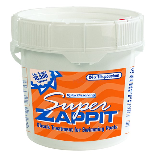 Super Zappit (73% Cal. Hypo.) 24x1 Lb. Bags - 20723