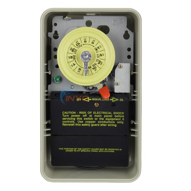 Intermatic Time Clock in Plastic Enclosure with Heater Protection 220V - T104P201