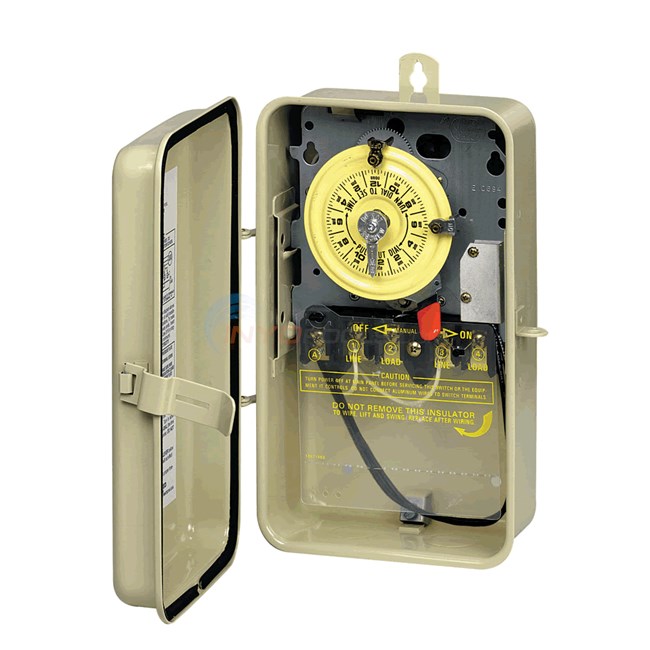 Intermatic Time Switch in Metal Enclosure with Heater Protection - T104R201