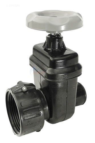 Slice Valve,for Above Ground Pools, 1.5" Union x Smooth Barb (WV001H