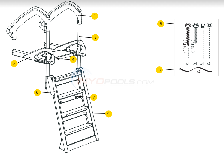 Innovaplas Safe PG 1004 Ladder Parts