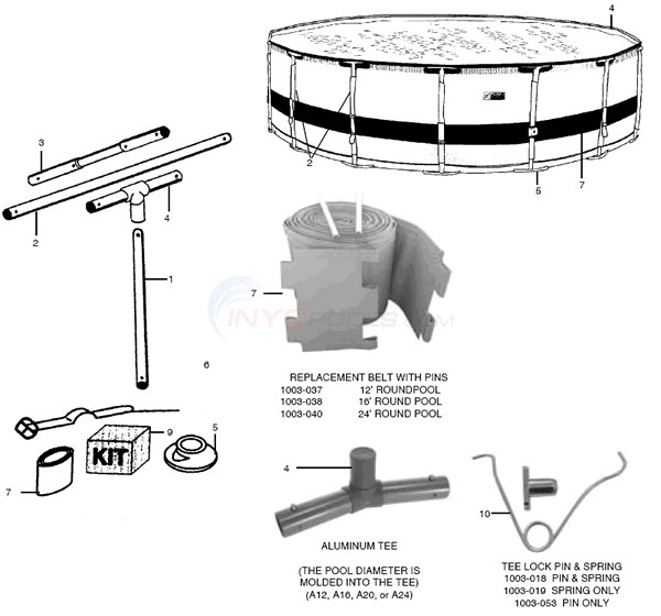 K D Pools Royalty and Premier Round Parts INYOPools com K D Pools Royalty and Premier Round Parts INYOPools com