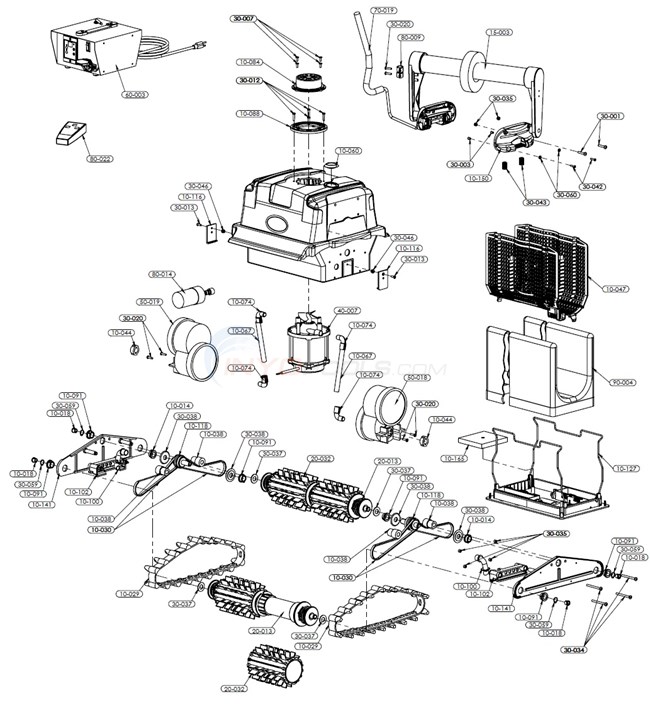 Aquabot Turbo T4 RC Parts