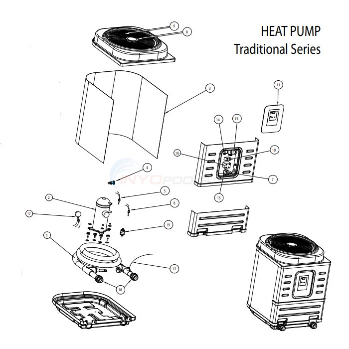 Aquacal Heat Pump Parts Diagram