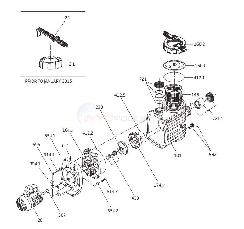 Speck Badu V Pool Pump Parts