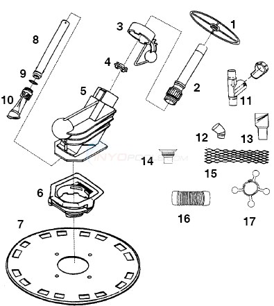 Baracuda / Zodiac Manta Above Ground Diagram